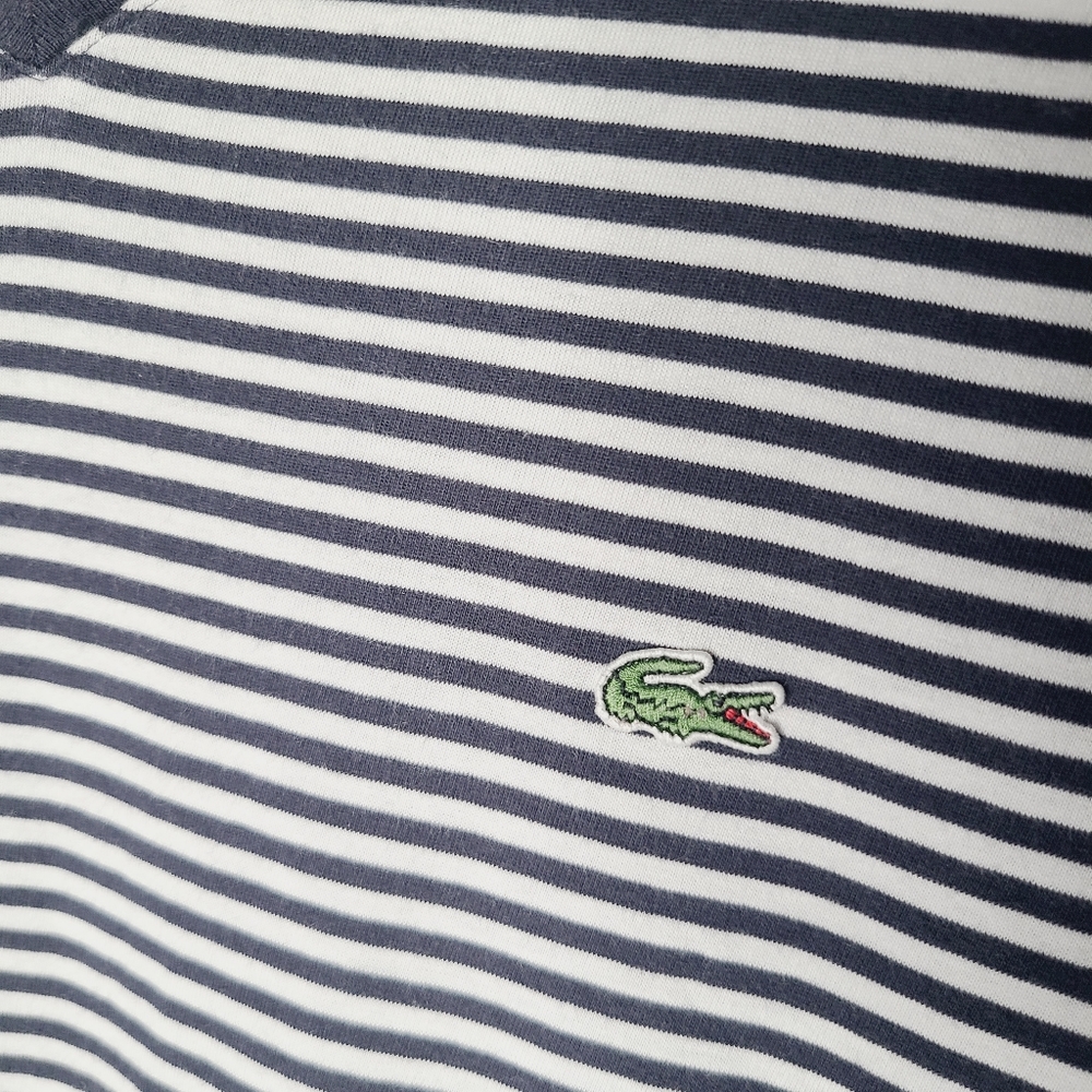 Lacoste Striped T Shirt - Picture 2 of 4